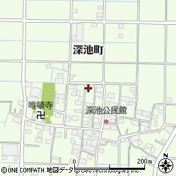 岐阜県大垣市深池町597周辺の地図