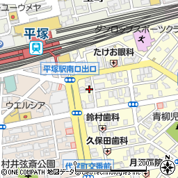 サングレイス湘南平塚駅前周辺の地図