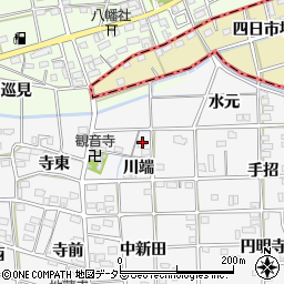 愛知県一宮市時之島川端17周辺の地図