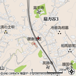 グランベール鎌倉周辺の地図