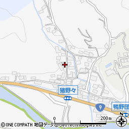 京都府福知山市猪野々56周辺の地図