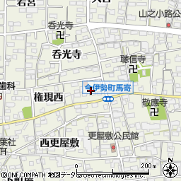 愛知県一宮市今伊勢町馬寄中屋敷周辺の地図