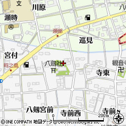 愛知県一宮市時之島宮ノ腰周辺の地図