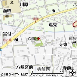 愛知県一宮市時之島（宮ノ腰）周辺の地図