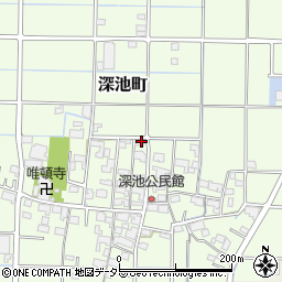 岐阜県大垣市深池町598周辺の地図