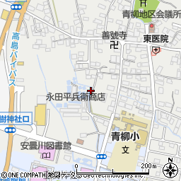 滋賀県高島市安曇川町青柳971周辺の地図