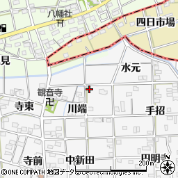 愛知県一宮市時之島川端40周辺の地図