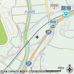 京都府綾部市渕垣町樋ノ口周辺の地図