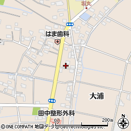 岐阜県羽島市正木町大浦40周辺の地図