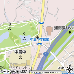 ファミリーマート茅ケ崎中島店周辺の地図