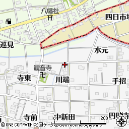 愛知県一宮市時之島川端15周辺の地図