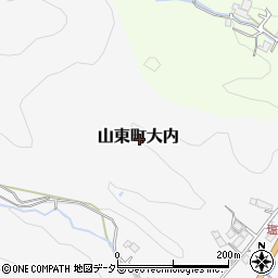 兵庫県朝来市山東町大内周辺の地図