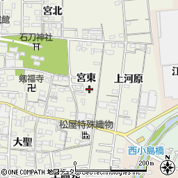 タウン宮東周辺の地図