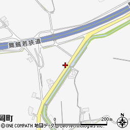 京都府綾部市有岡町友広83周辺の地図