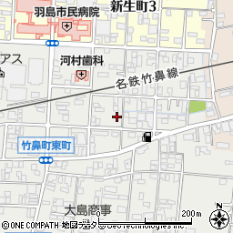 岐阜県羽島市竹鼻町狐穴3514-2周辺の地図