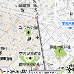 愛知県江南市木賀本郷町緑51周辺の地図