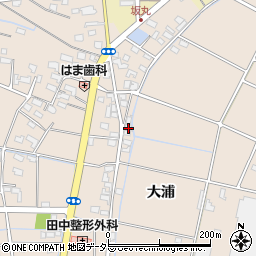 岐阜県羽島市正木町大浦3周辺の地図