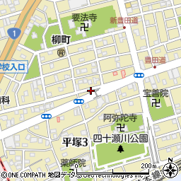 平塚警察署西仲町交番周辺の地図