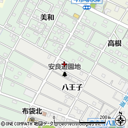 愛知県江南市安良町八王子31周辺の地図