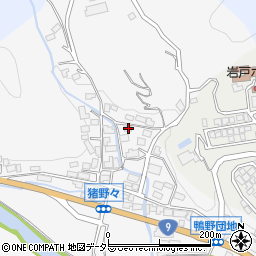 京都府福知山市猪野々490周辺の地図
