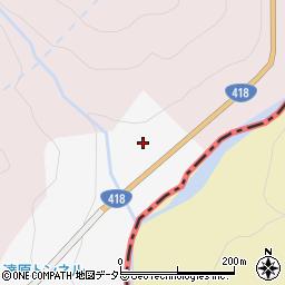 岐阜県恵那市上矢作町4038周辺の地図
