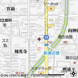 愛知県一宮市奥町神田42周辺の地図