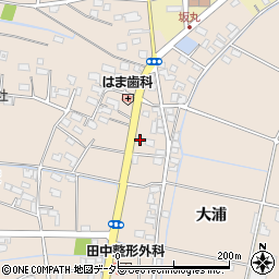 岐阜県羽島市正木町大浦41周辺の地図