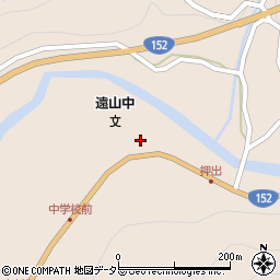 飯田市立　南信濃給食センター周辺の地図