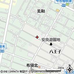 愛知県江南市安良町八王子12周辺の地図