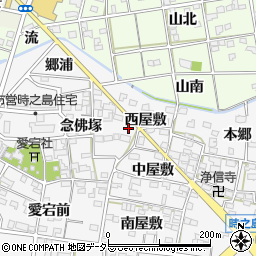 愛知県一宮市時之島西屋敷24周辺の地図
