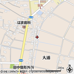 岐阜県羽島市正木町大浦2周辺の地図