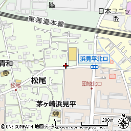 神奈川県茅ヶ崎市松尾2-14周辺の地図