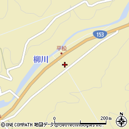 長野県下伊那郡平谷村147周辺の地図