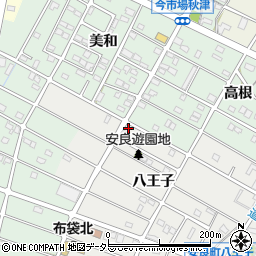 愛知県江南市安良町八王子29周辺の地図