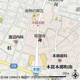 昭蓮寺周辺の地図