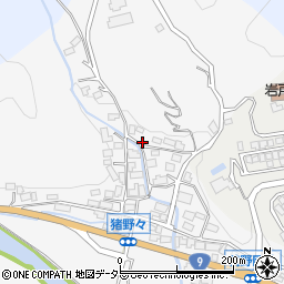 京都府福知山市猪野々594周辺の地図