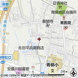 滋賀県高島市安曇川町青柳991周辺の地図