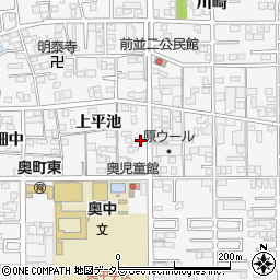 愛知県一宮市奥町上平池42周辺の地図