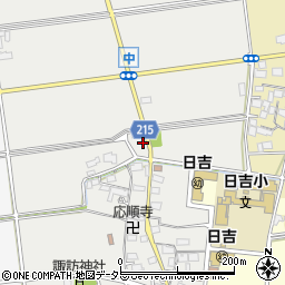 岐阜県養老郡養老町中周辺の地図