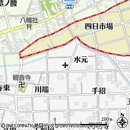 愛知県一宮市時之島水元39周辺の地図