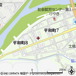 篁居園タイル周辺の地図