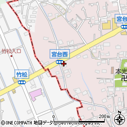 バーミヤン神奈川開成町店周辺の地図