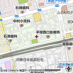 神奈川県平塚市錦町11-19周辺の地図