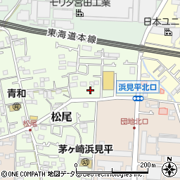神奈川県茅ヶ崎市松尾2-13周辺の地図