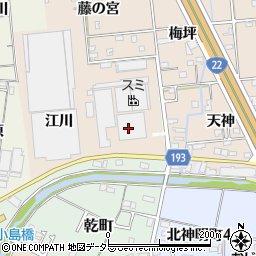株式会社藤栄　フォーエスセンター周辺の地図