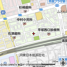 神奈川県平塚市錦町11-4周辺の地図