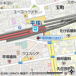 平塚駅前郵便局 ＡＴＭ周辺の地図
