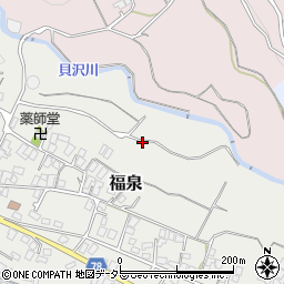 神奈川県南足柄市福泉周辺の地図