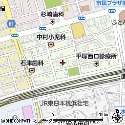 神奈川県平塚市錦町11-9周辺の地図