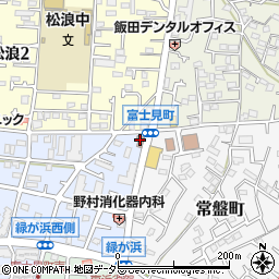 茅ヶ崎富士見郵便局周辺の地図